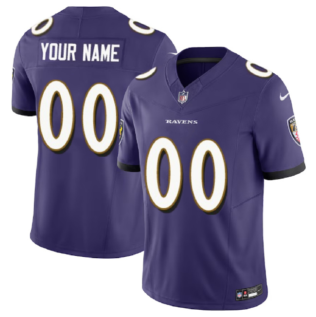 Custom Baltimore Ravens Vapor F.U.S.E. Limited Jersey